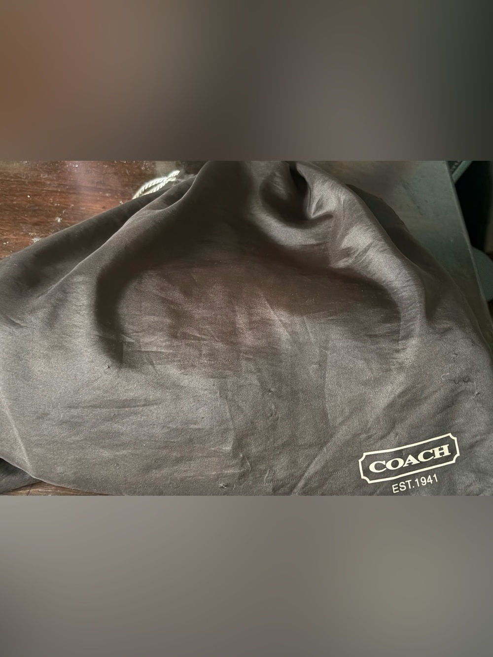 Coach Signature Stripe Tote Bag: Coach tag, coach bag/duster, everything! NWOT - Picture 2 of 6